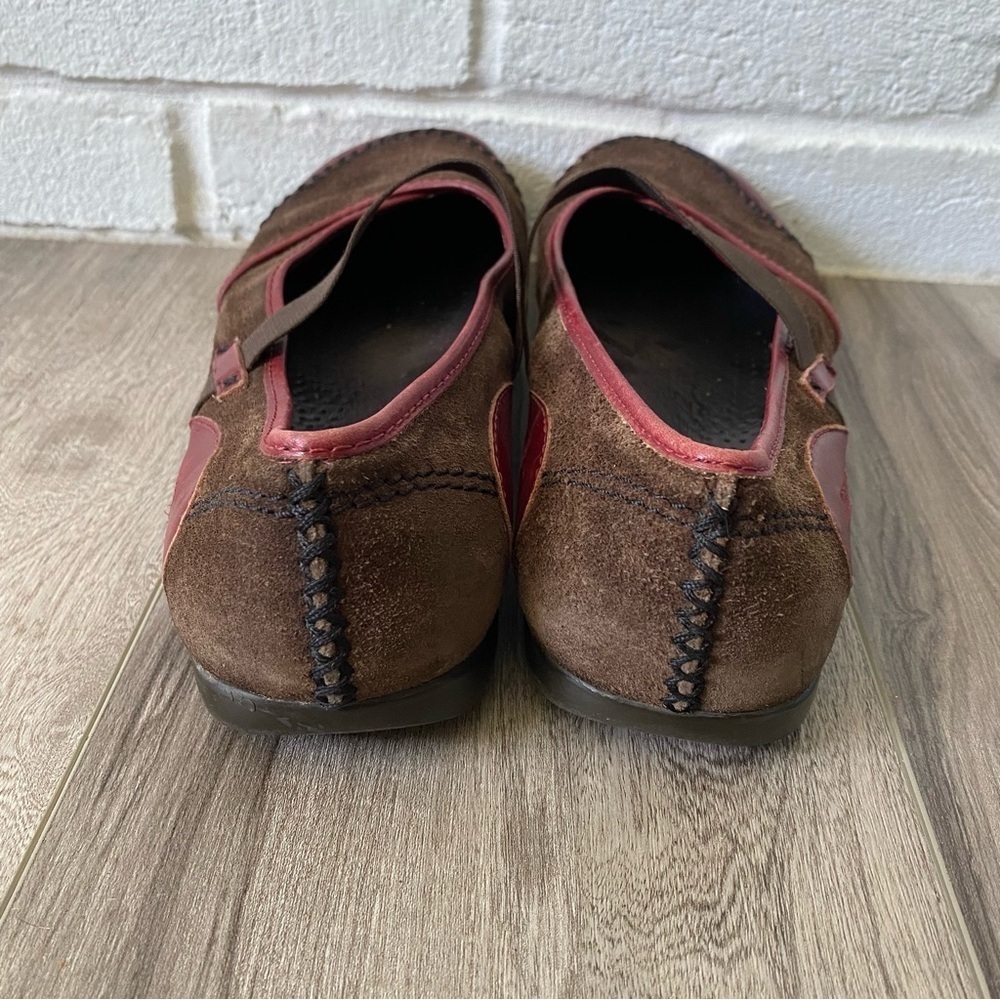 Earth Kalso Allure Comfort Maryjane Flats Shoes Brown Red Women’s Size 9.5 - Picture 5 of 10